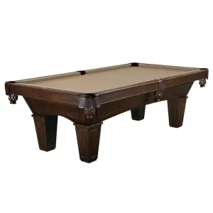 8' Brunswick Allenton Pool Table Espresso - Tapered Leg