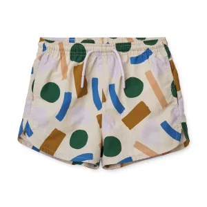 Aiden Swimshorts ''Paint Stroke / Sandy''