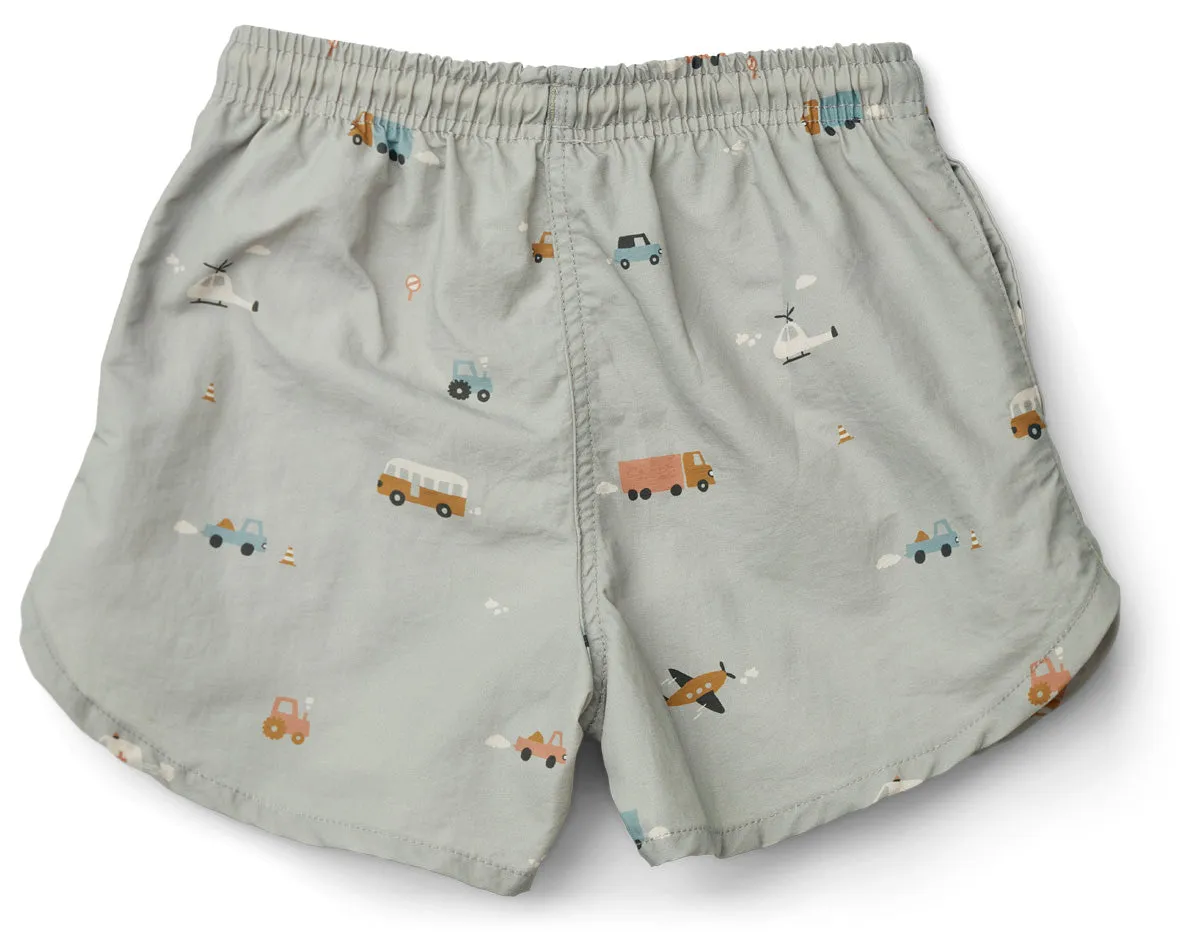 Aiden Swimshorts ''Vehicles / Dove Blue Mix''