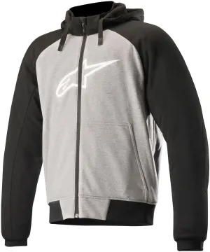 Alpinestars Chrome Sport Motorcycle Hoodie, Light Gray