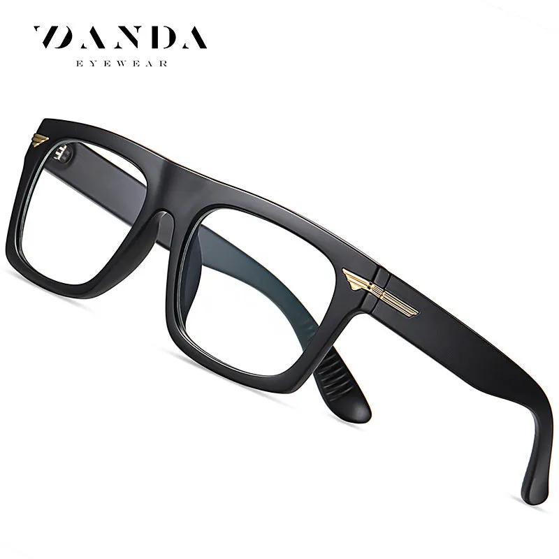 Anti-Blue Light Glasses Tr3394 New Retro Flat Glasses Trendy Myopia Square Glasses Frames