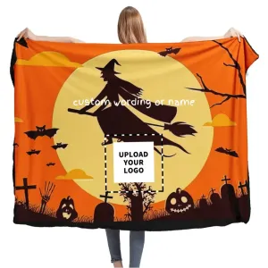 Anti-pilling Flannel Wearable Blanket Warm Blanket Throw Blankets Fit Best Gift For Halloween,PR281-23023001