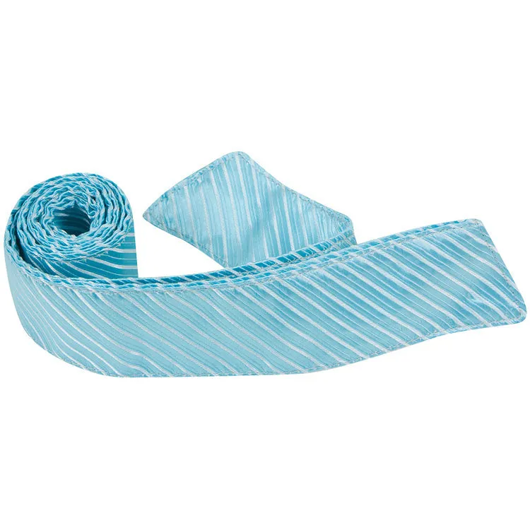 B16 - Aqua Pinstripe - Standard Width