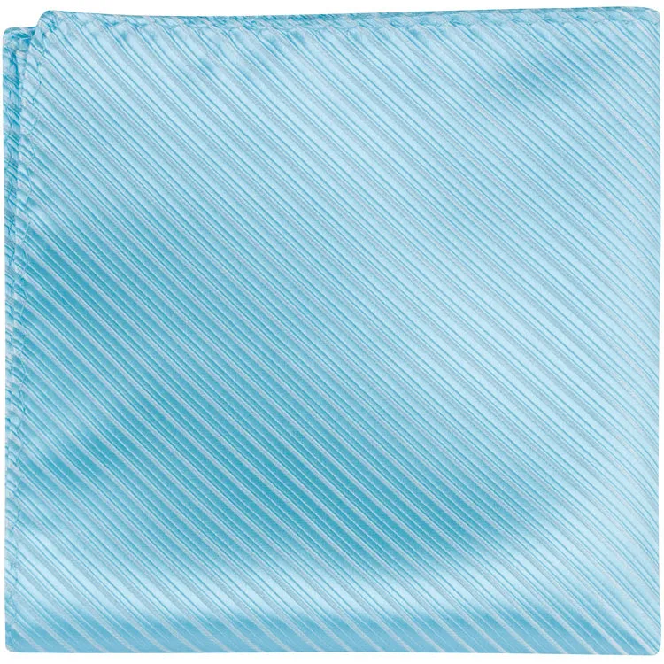 B16 - Aqua Pinstripe - Standard Width