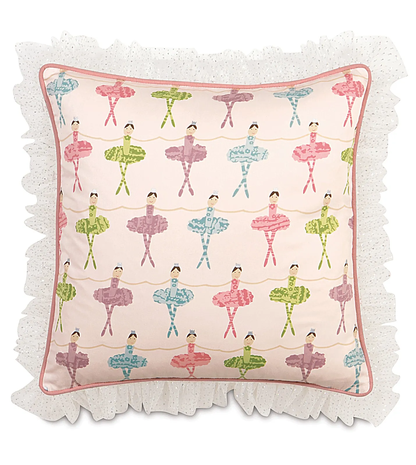 Ballerina Throw Pillow Cover 20x20