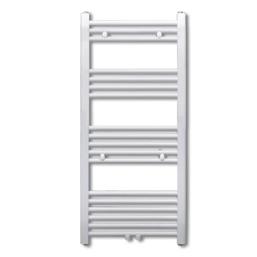 Bathroom Central Heating Towel Rail Radiator Straight 600 x 1160 mm