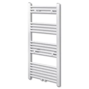 Bathroom Central Heating Towel Rail Radiator Straight 600 x 1160 mm