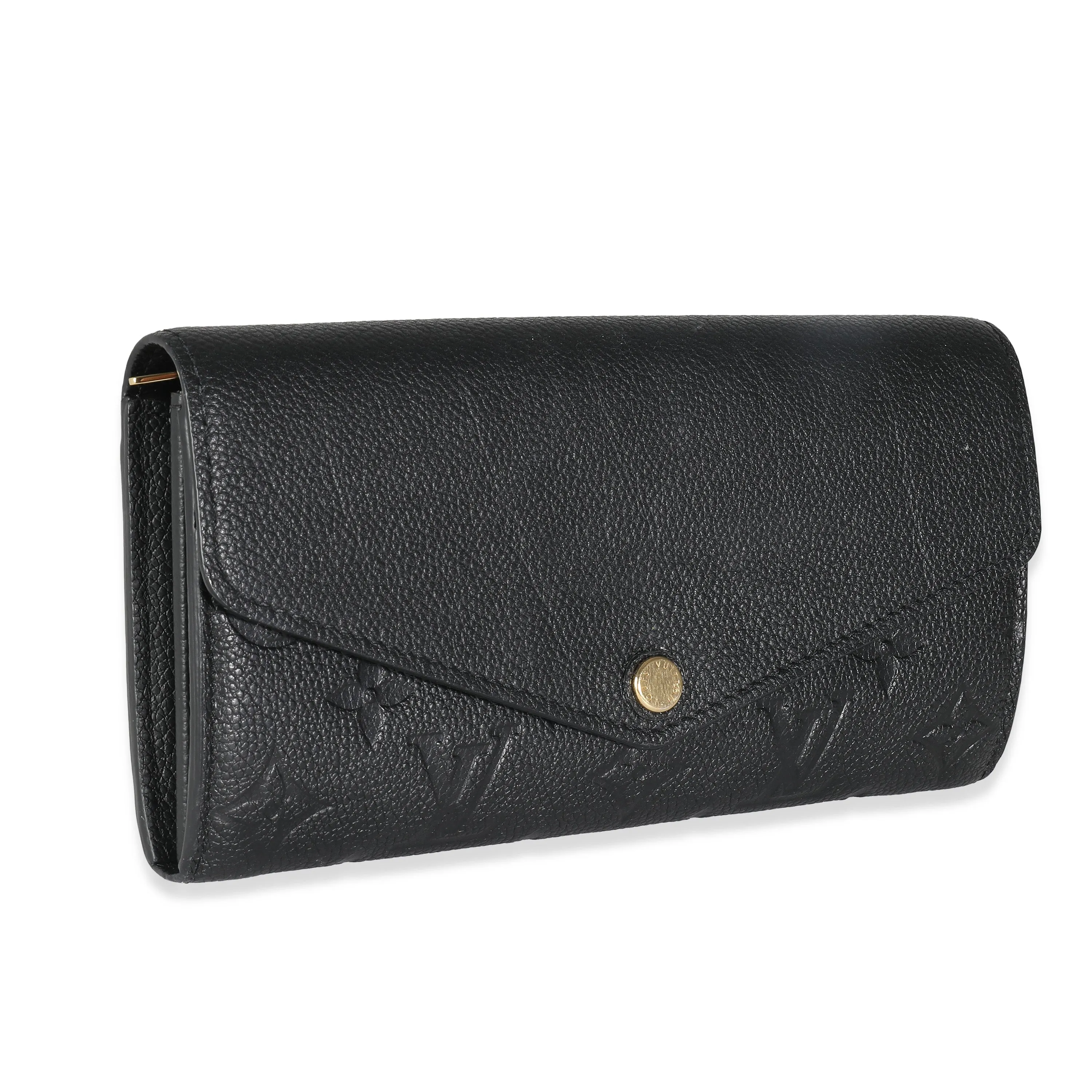 Black Monogram Empreinte Sarah Wallet