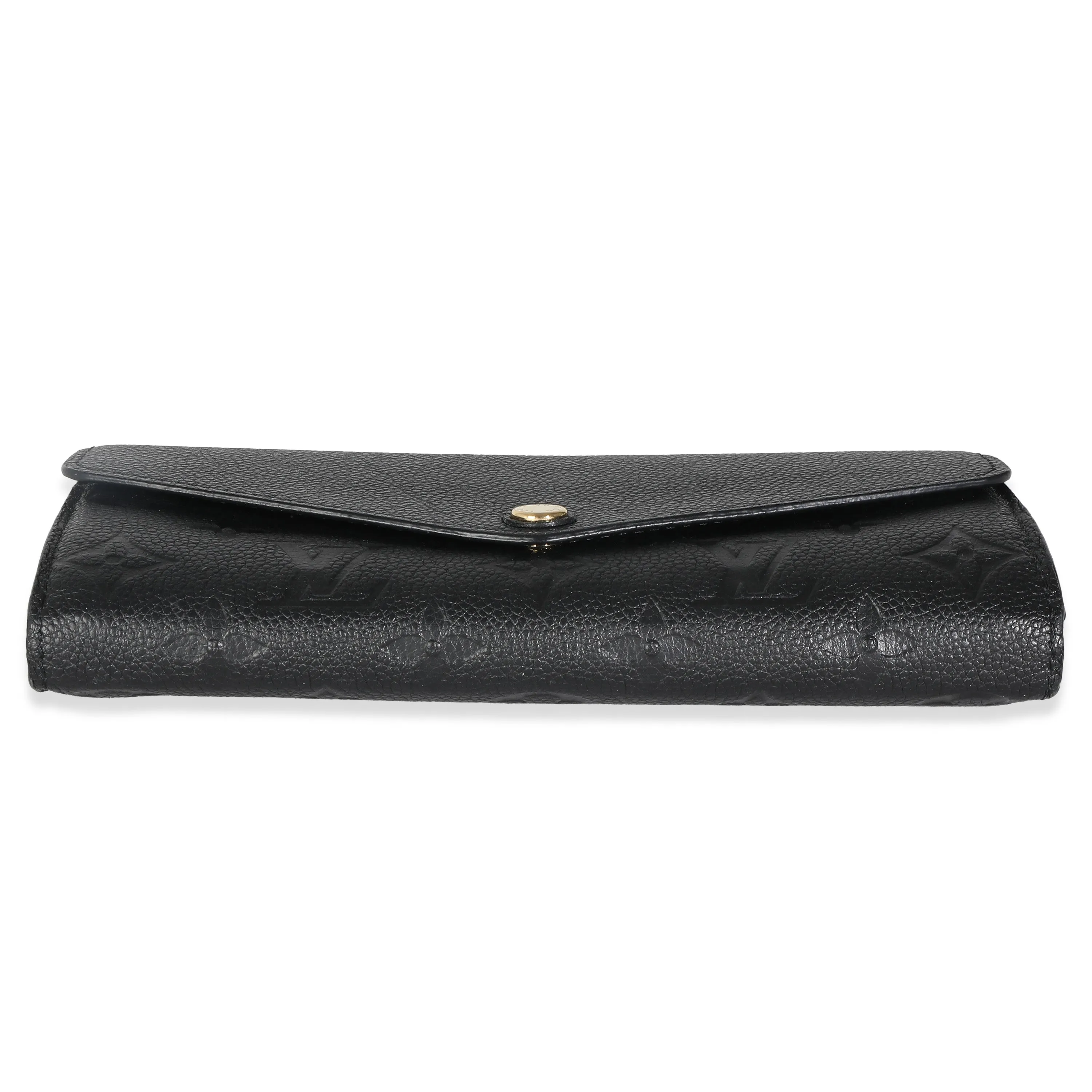 Black Monogram Empreinte Sarah Wallet