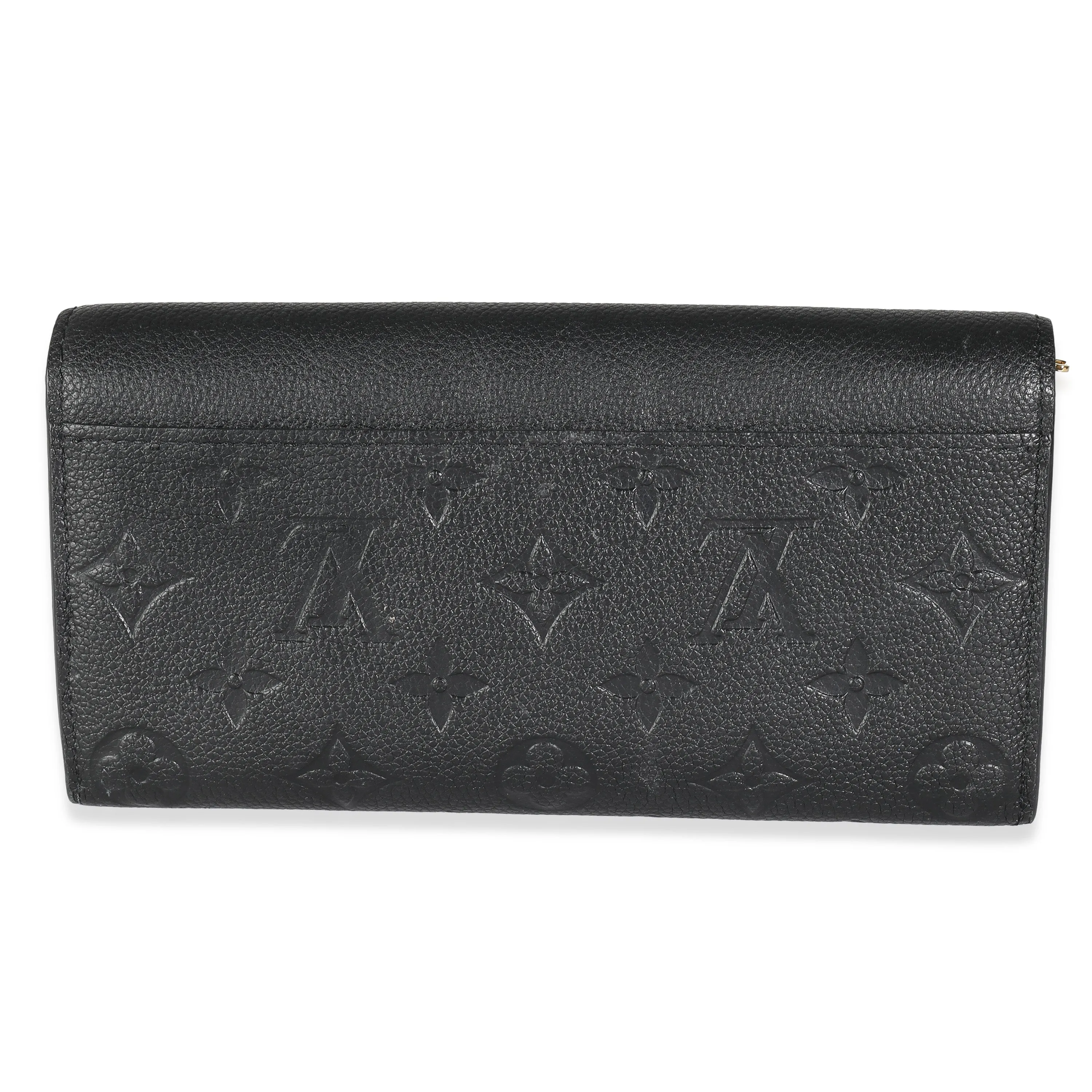 Black Monogram Empreinte Sarah Wallet