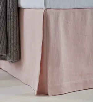 Blush Pink Twill Cotton Linen Valance