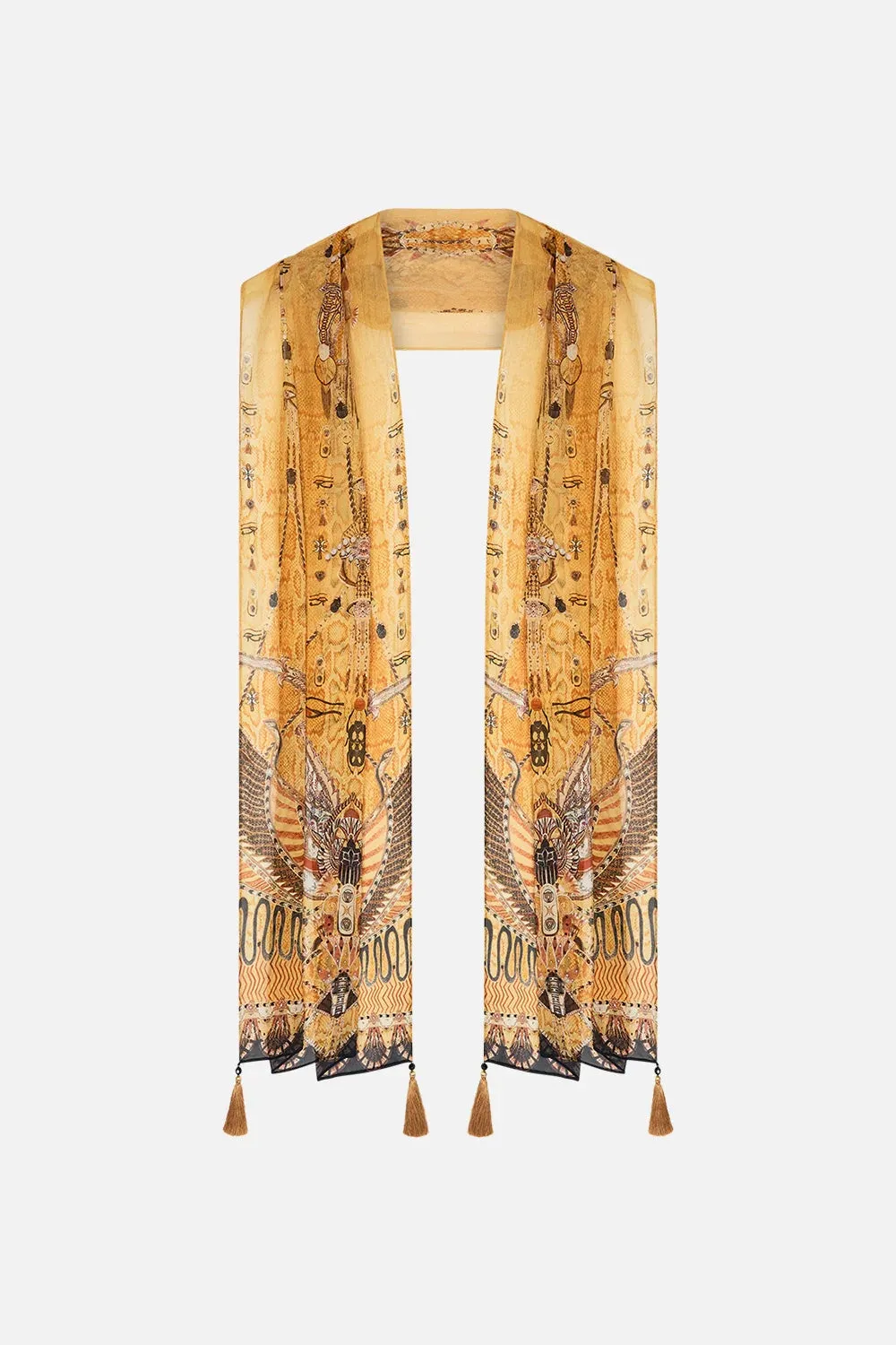 CAMILLA THE VALLEY OF THE KINGS LONG SCARF