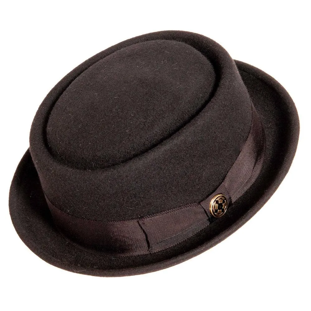 Chi-Town 2.0 | Womens Crushable Wool Felt Pork Pie Hat