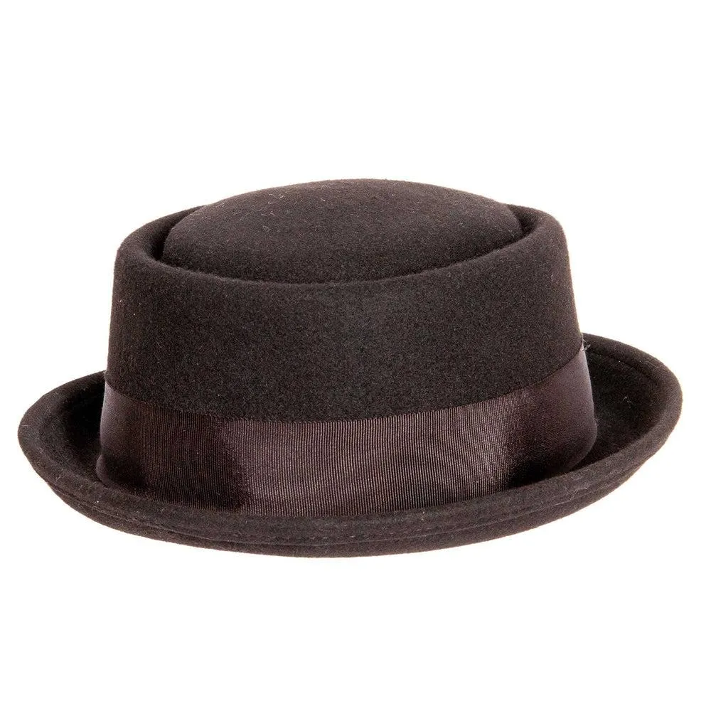 Chi-Town 2.0 | Womens Crushable Wool Felt Pork Pie Hat