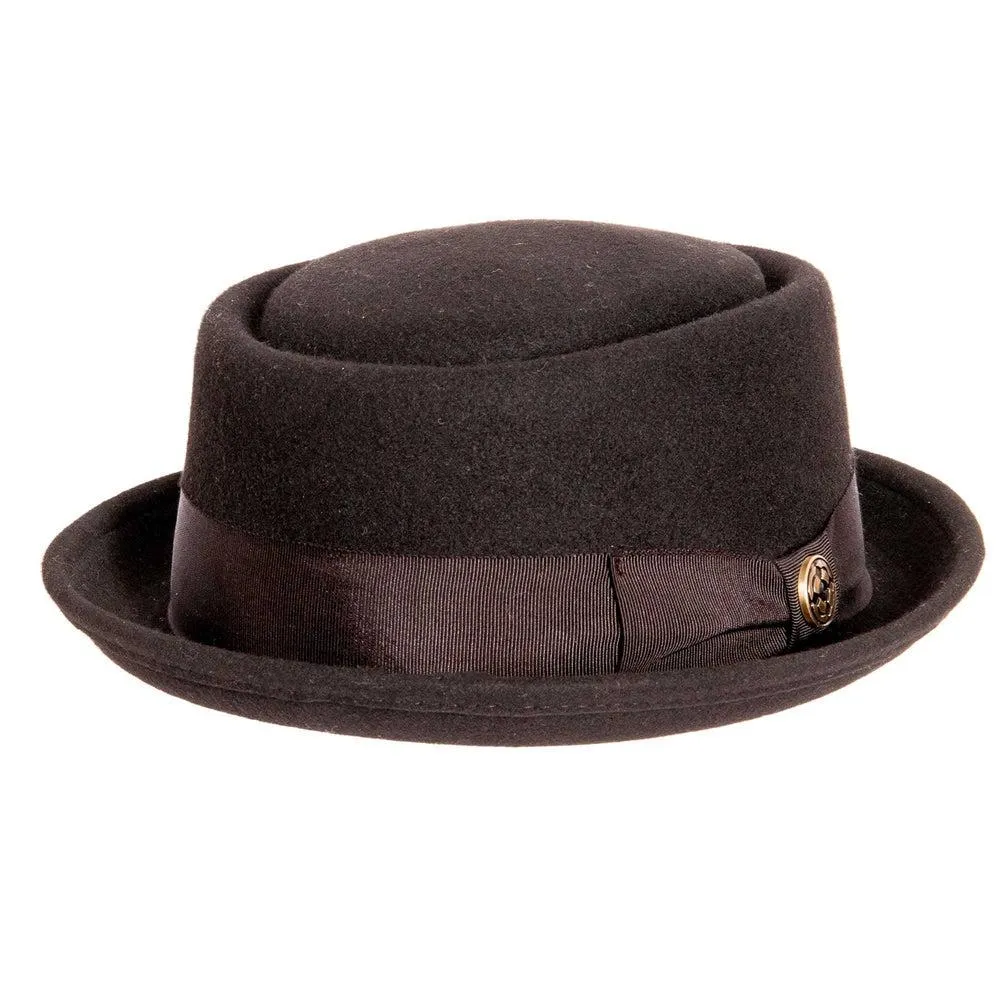 Chi-Town 2.0 | Womens Crushable Wool Felt Pork Pie Hat