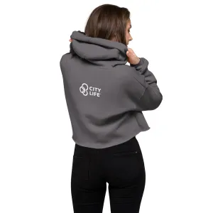 City Life Women's Crop Hoodie