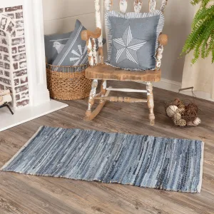 Denim & Hemp Chindi/Rag Rug Rect 27x48