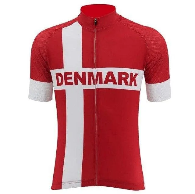 Denmark Flag Cycling Jersey