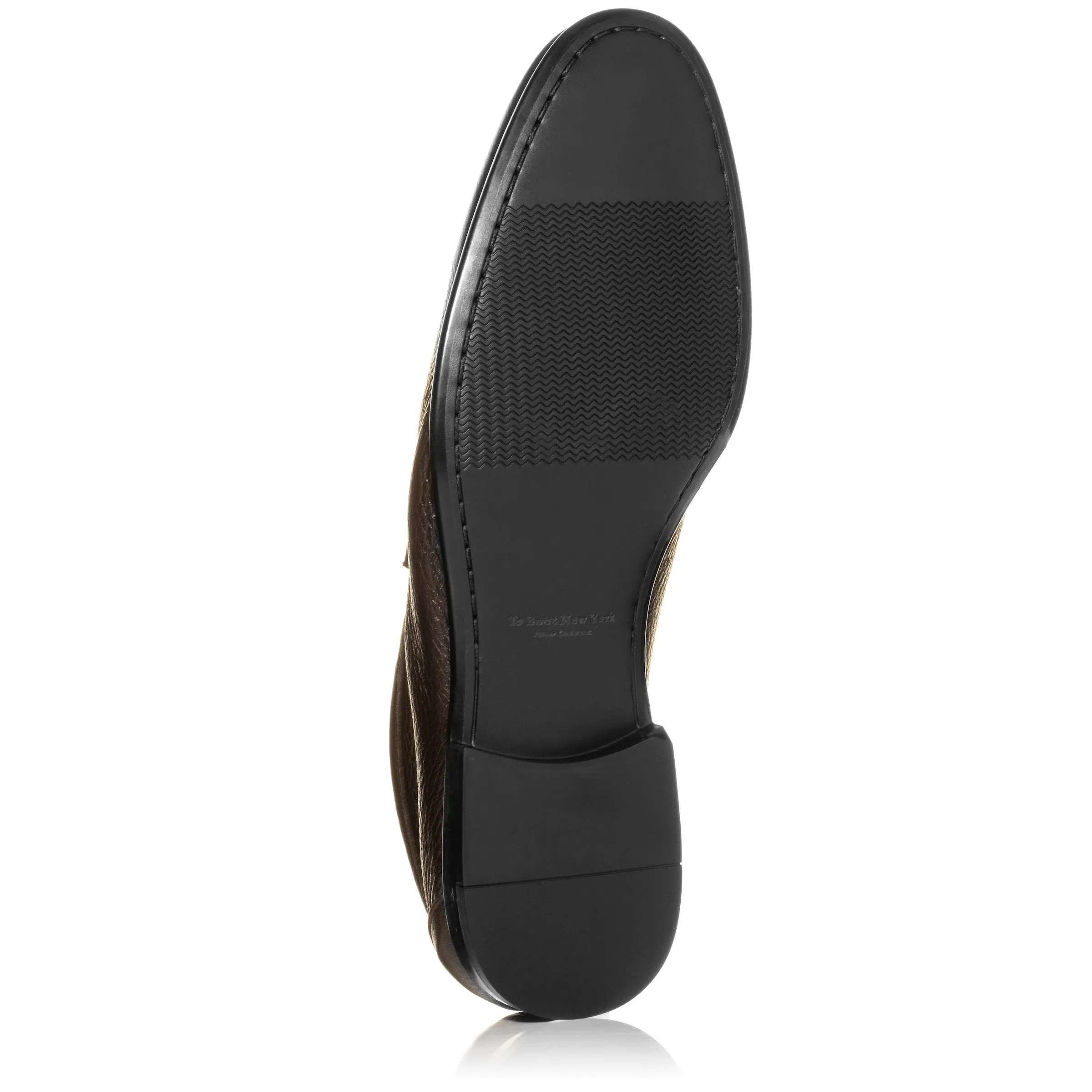 Stylish Dunmore Dark Brown Deerskin Slip On Shoes