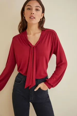 Elias Tie Neck Top