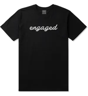 Engaged Script Mens T-Shirt