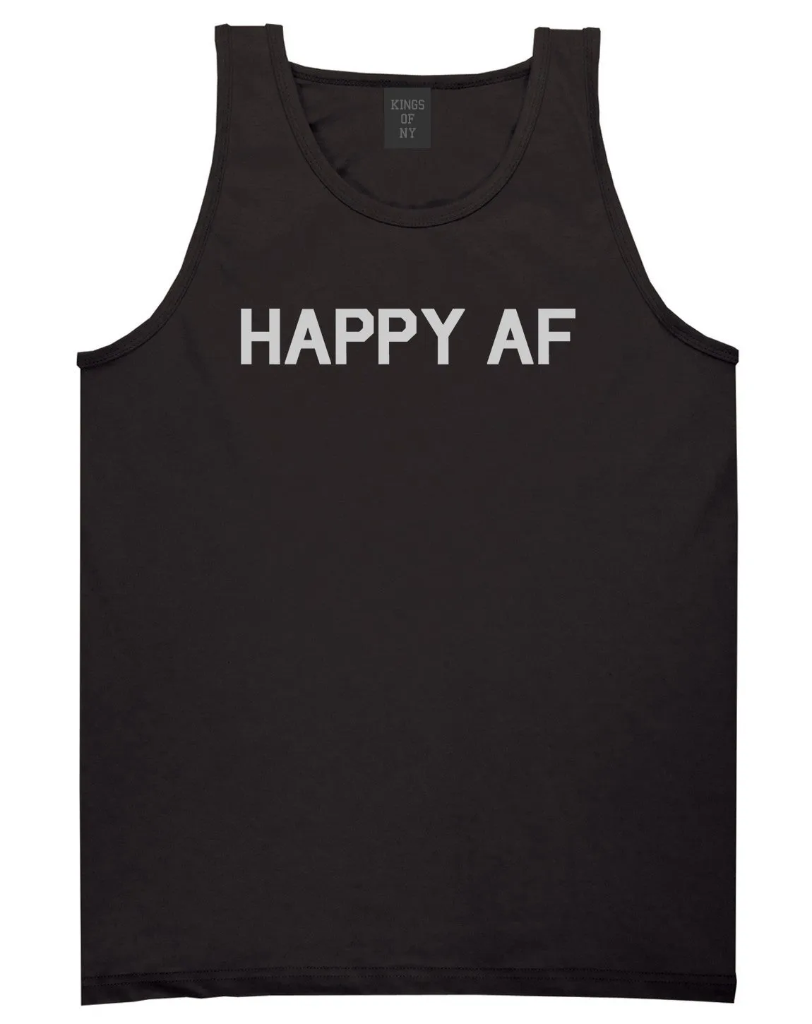 Happy AF Mens Tank Top Shirt