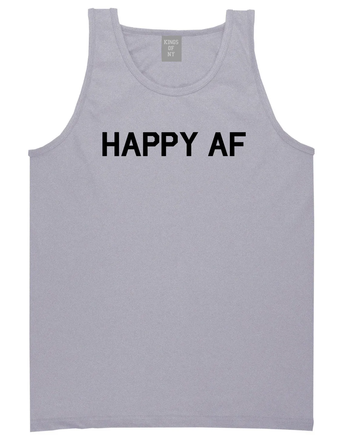 Happy AF Mens Tank Top Shirt