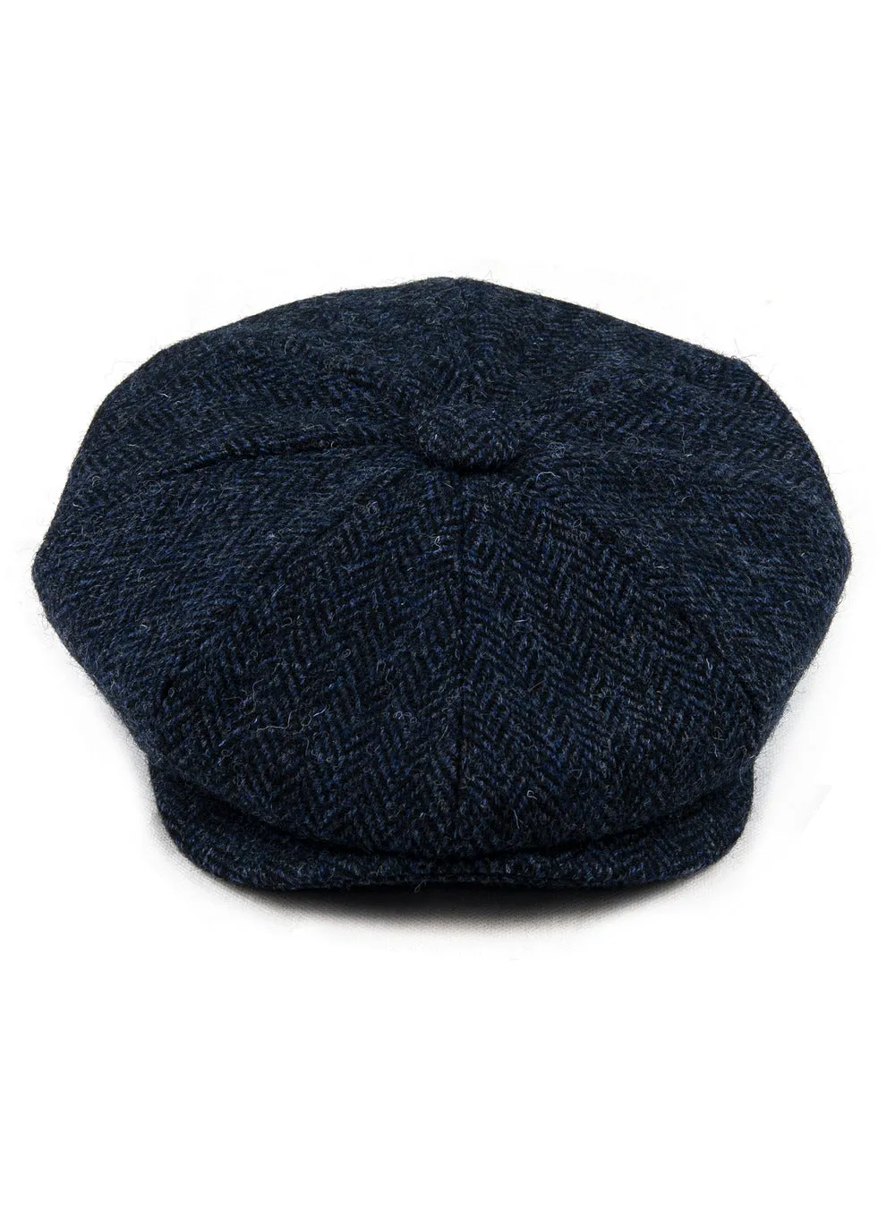 Harris Tweed Peaky Newsboy 8-piece Flat Cap