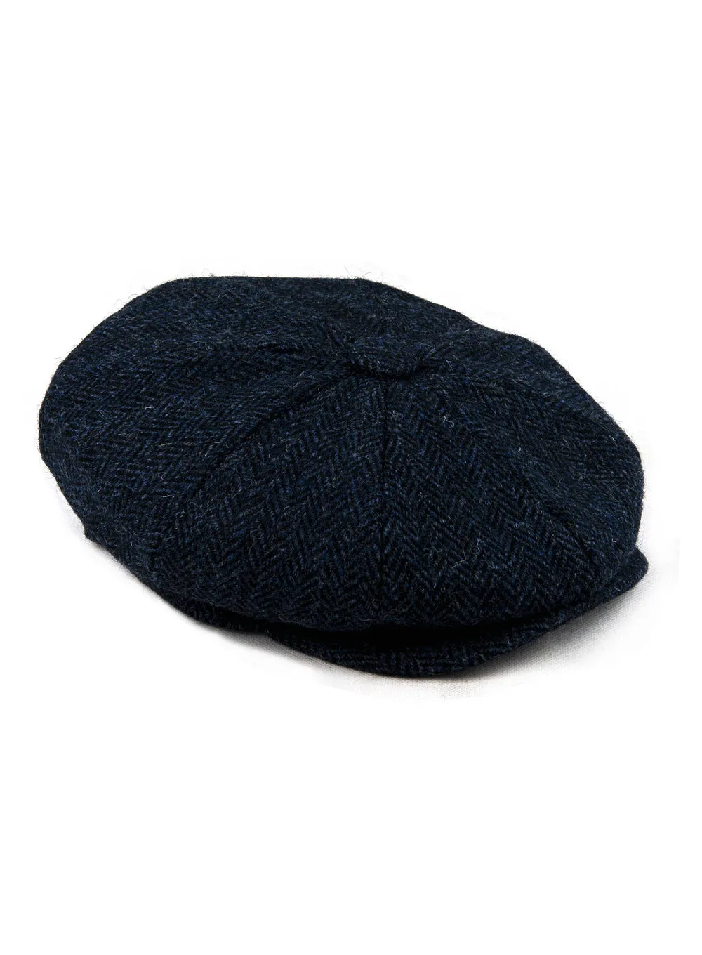 Harris Tweed Peaky Newsboy 8-piece Flat Cap