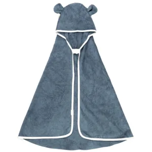 Hooded Baby Towel - Bear - Blue Spruce