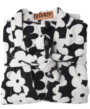 Kip & Co Flower Face Terry Bath Robe