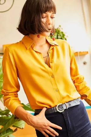 Minimalist & Affordable Women's Woman Blouse,Button Down Shirt-Womens Top-Casual Top-Modern Top,Designer Women Top-Minimalist Women Blouse 9