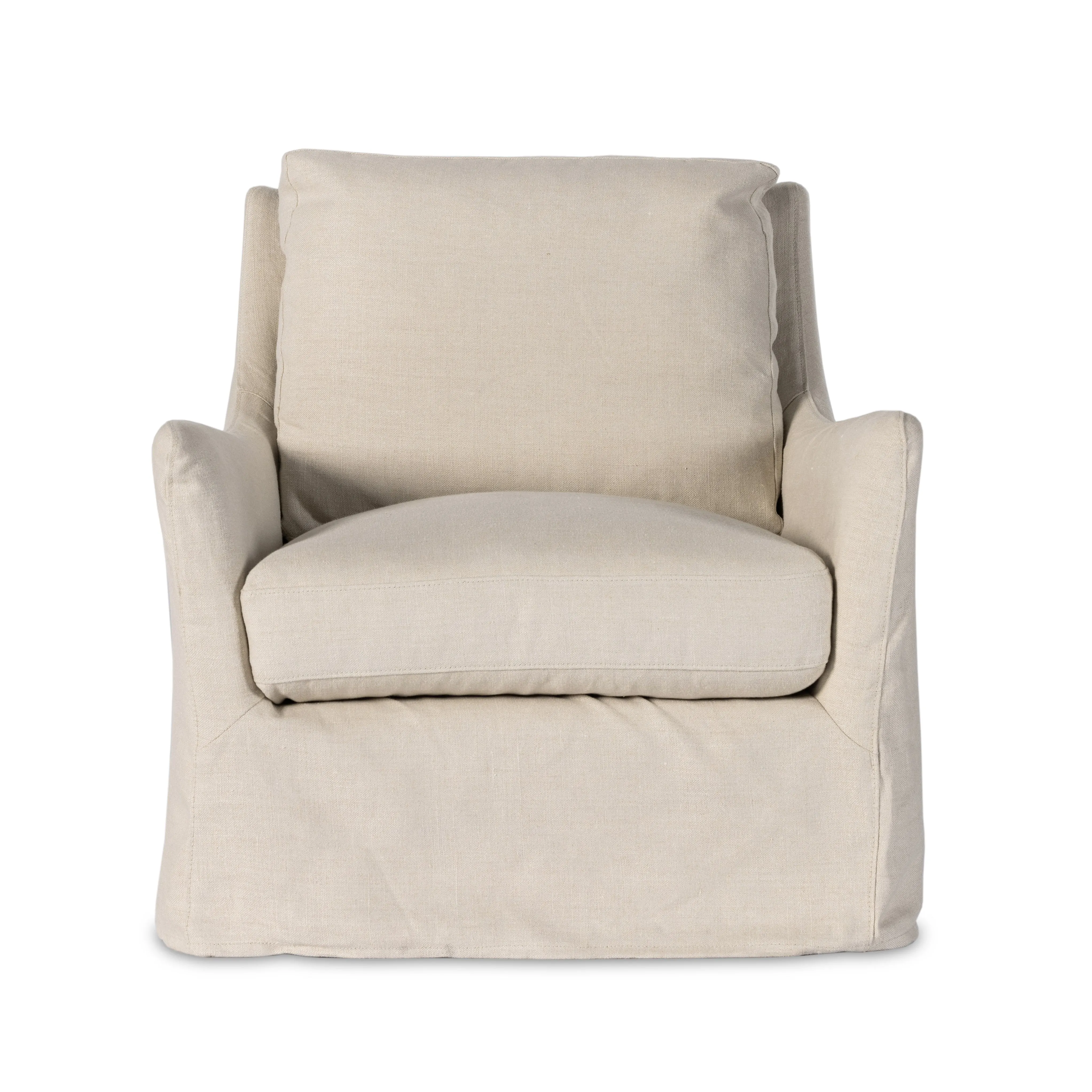 Monette Slipcover Swivel Chair