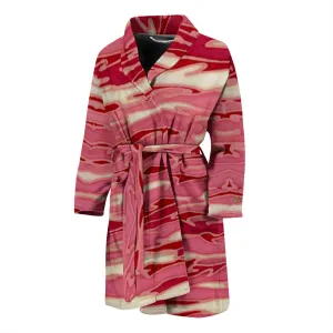 Pink Camouflage Lava Bath Robe - Men