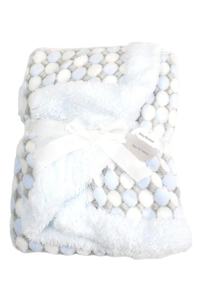 Plush Pom-pom Blankets.