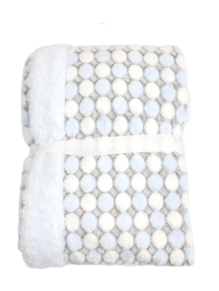 Plush Pom-pom Blankets.