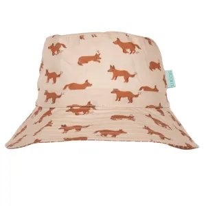 Red Dog Wide Brim Bucket Hat