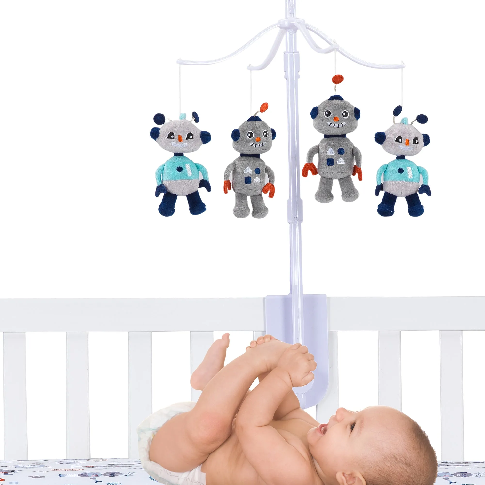 Robbie Robot Musical Baby Crib Mobile