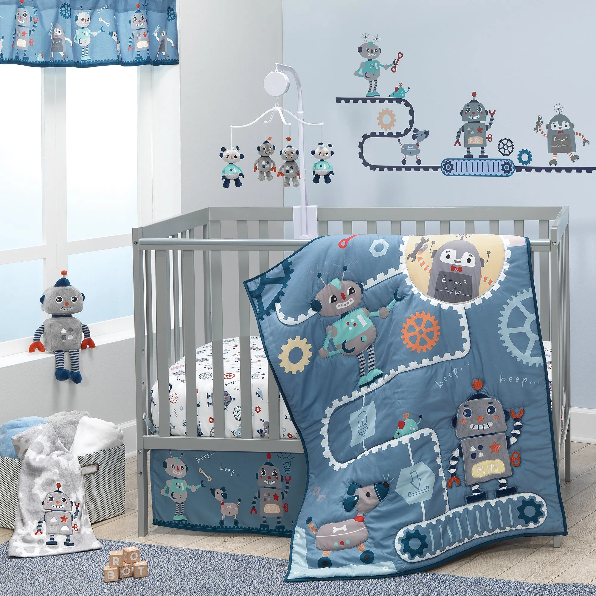 Robbie Robot Musical Baby Crib Mobile