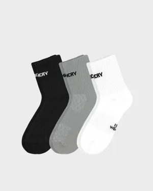 Shin Logo Mid-Length - BGW Variety 3 Pack