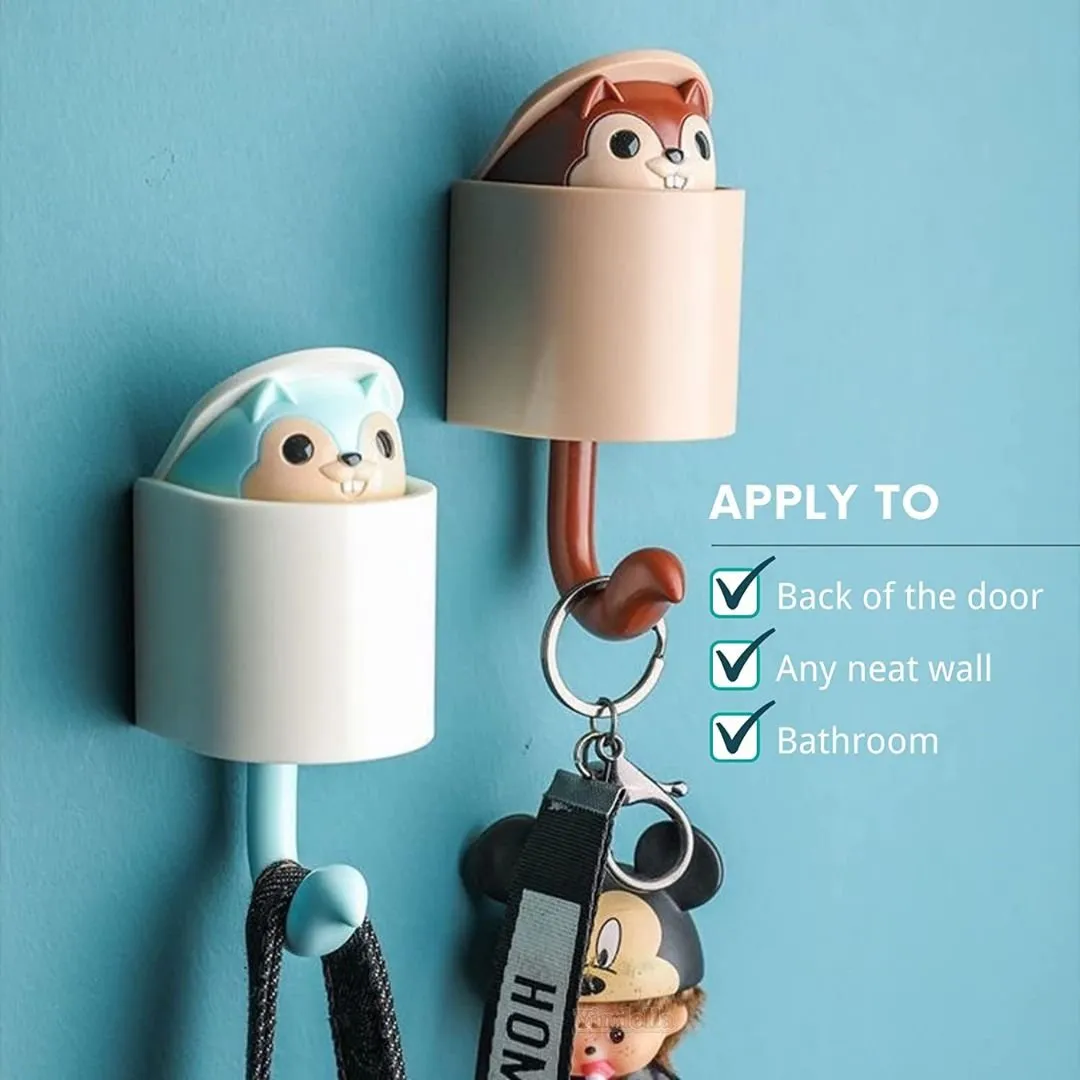 Squirrel Wall Hook | Cute Wall Hooks With Adhesive [Home Décor]