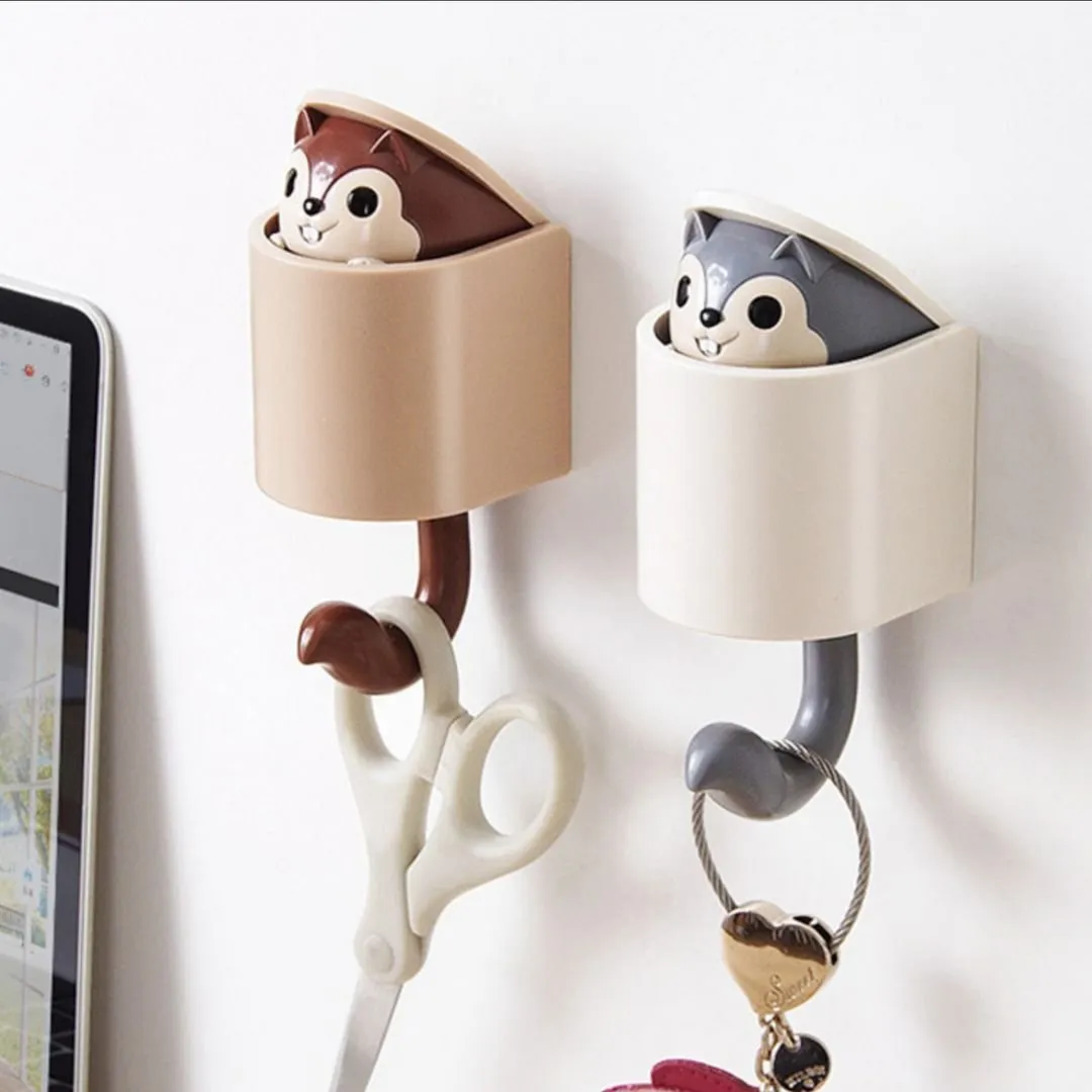 Squirrel Wall Hook | Cute Wall Hooks With Adhesive [Home Décor]