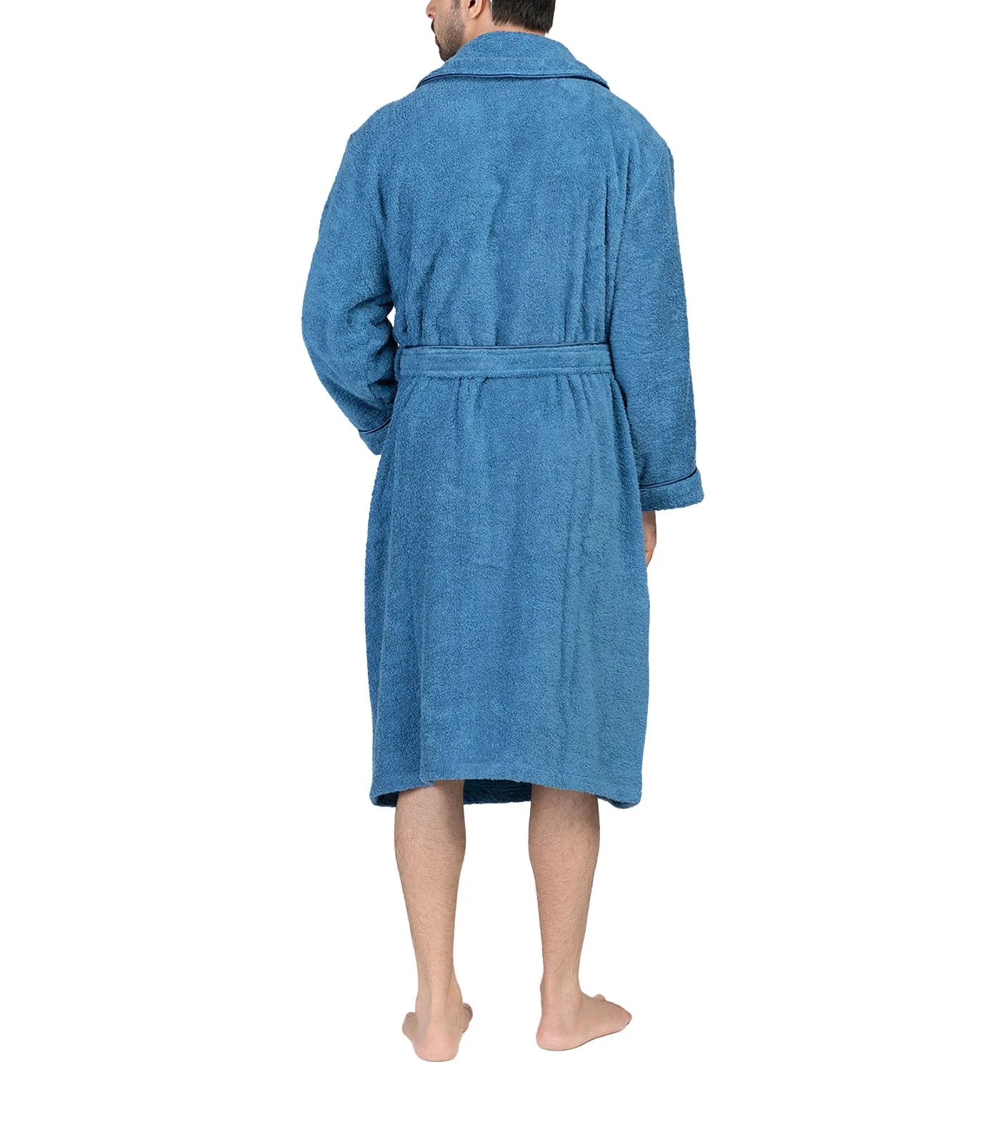 Terry Bathrobe - Blue