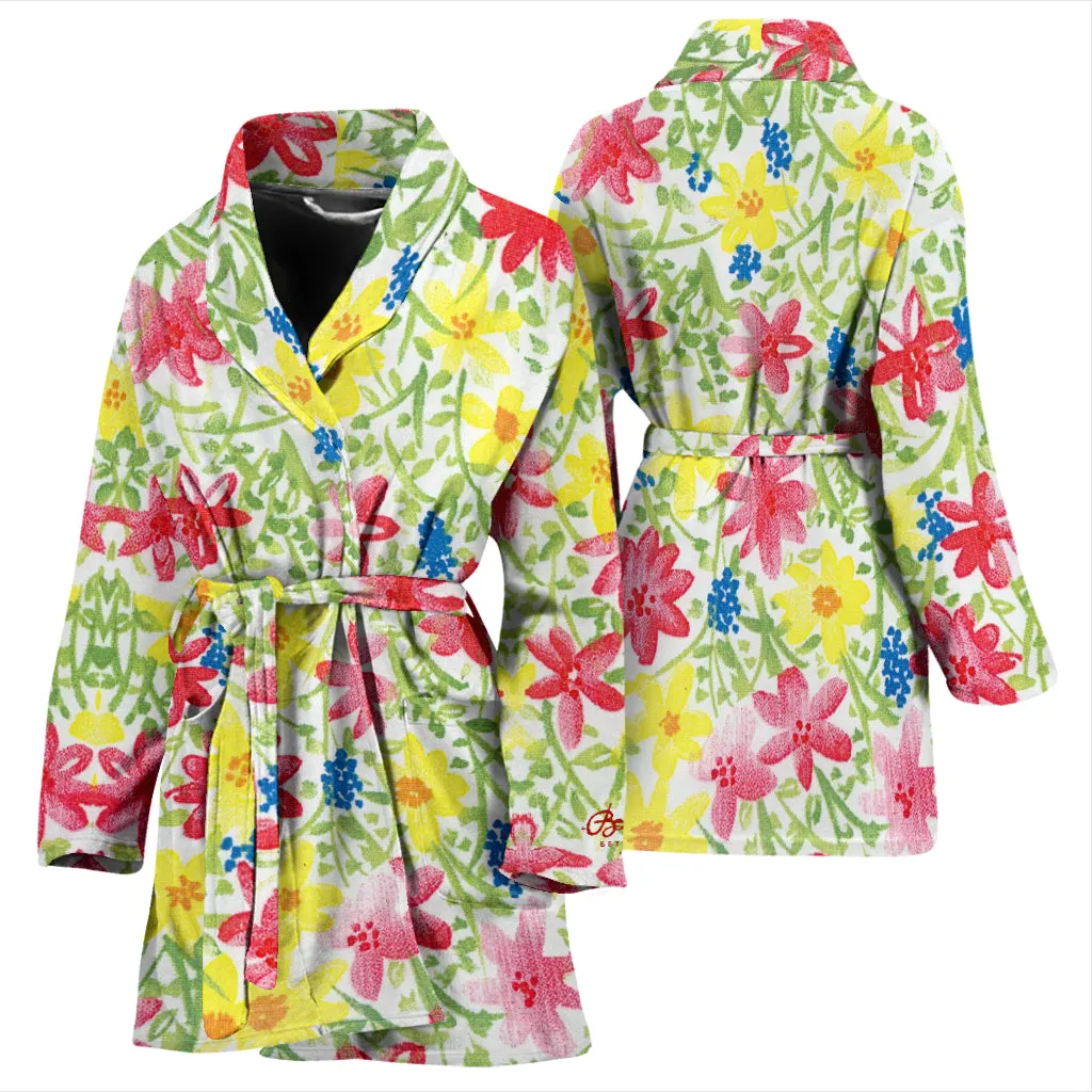 Wildflower Bath Robe - Women