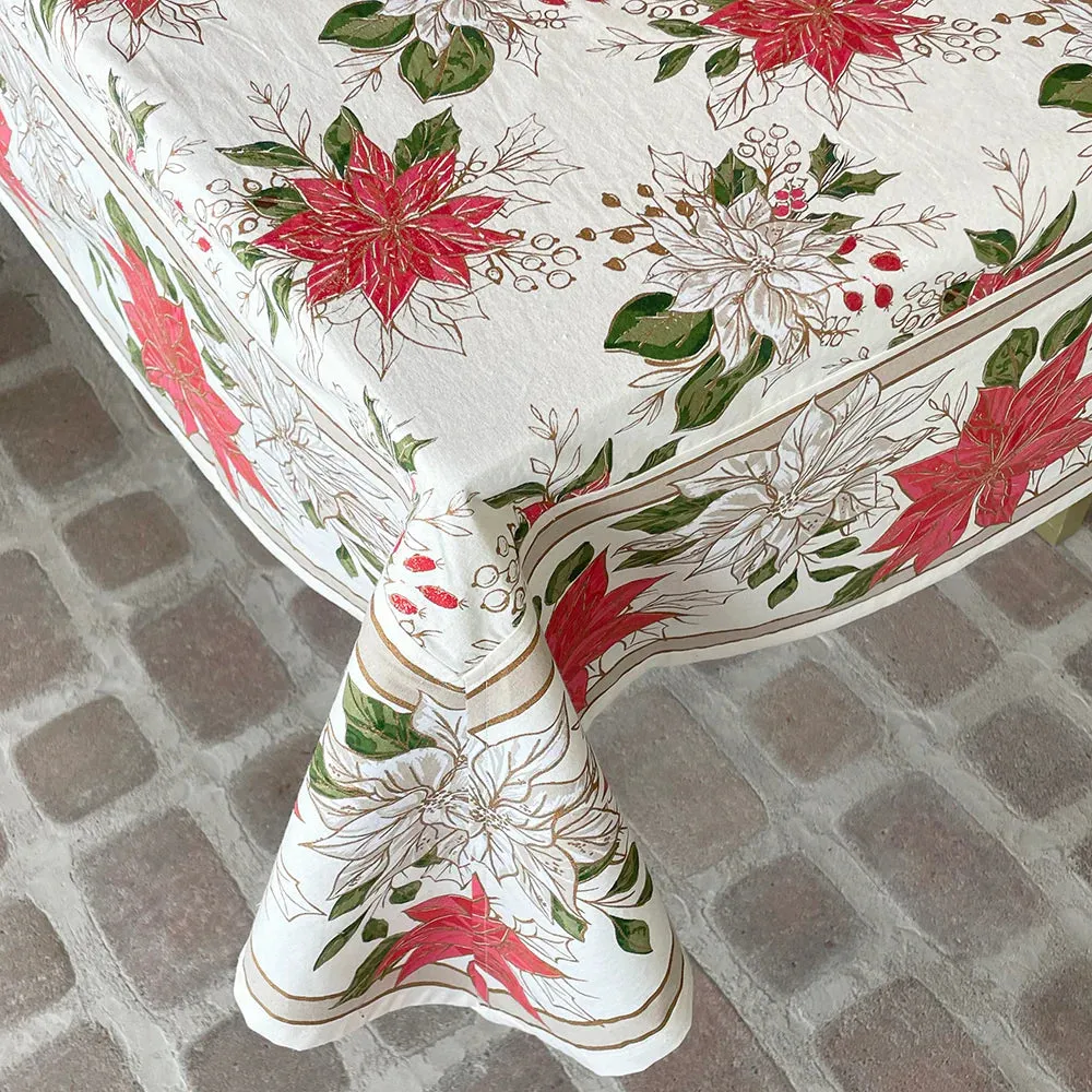 Winter Print Cotton Tablecloths